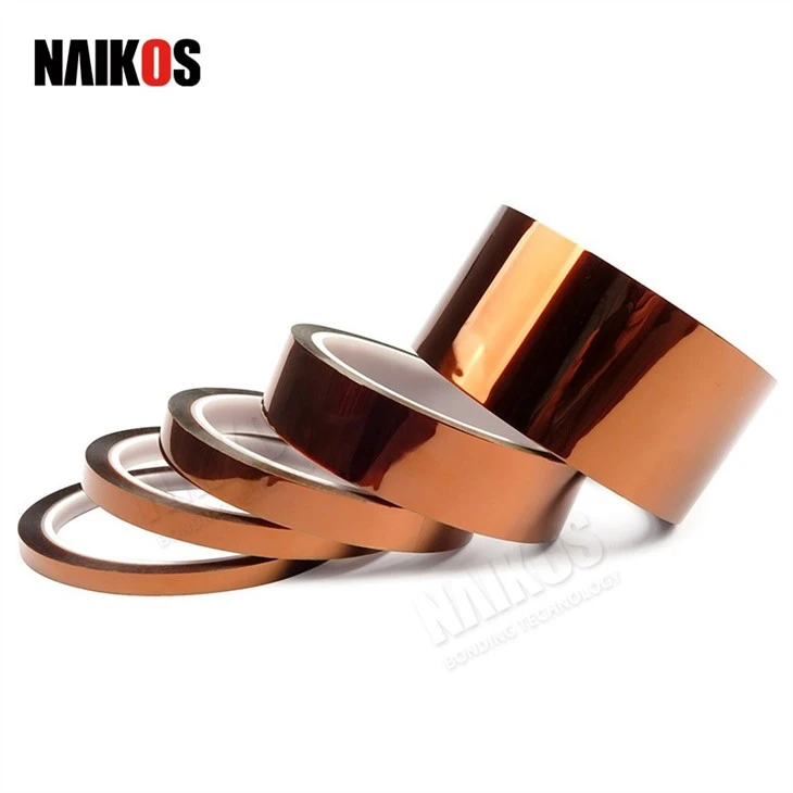 Heat Resistance Kapton Polyimide Film Tape 260℃(500℉) For SMT, PCB, Transformer, Class H Insulation Electronics Masking